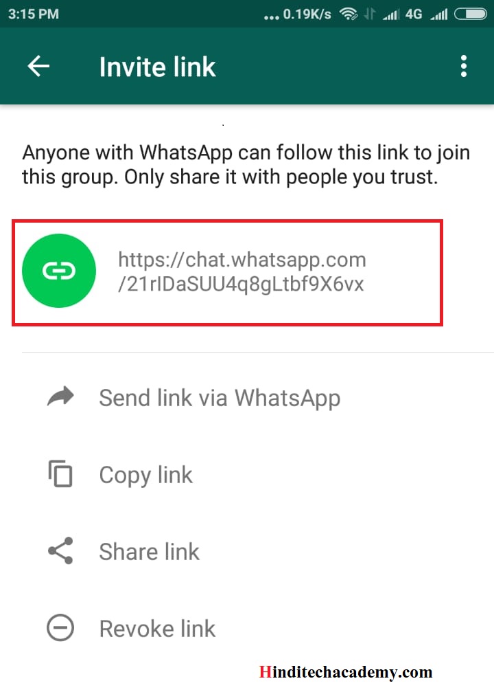 Whatsapp Group invitation link kaise Banaye
