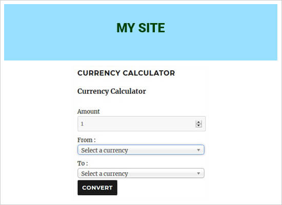 WordPress वेबसाइट में Currency Converter कैसे जोड़ें?