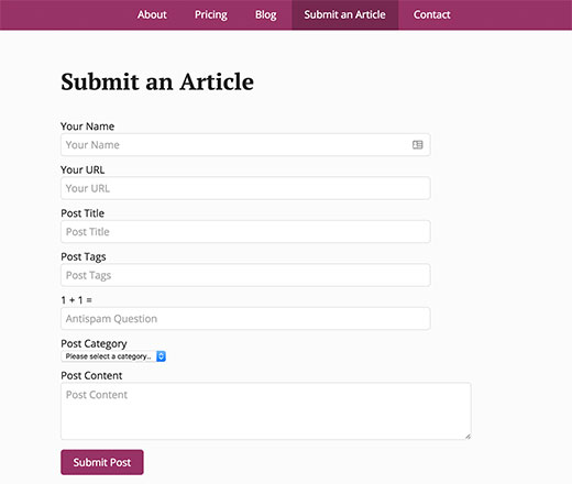 Users को अपनी WordPress Site पर Post Submit करने की अनुमति कैसे दें?