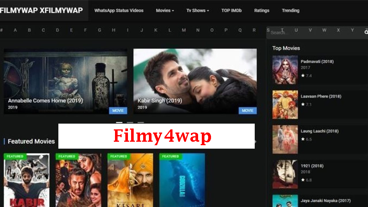 Filmy4wap 2020- Free Latest HD Bollywood Movies Download