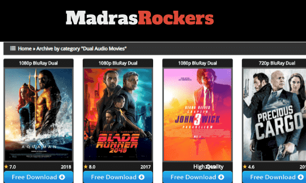 Madras Rockers 2020 Free Full HD Movies Download