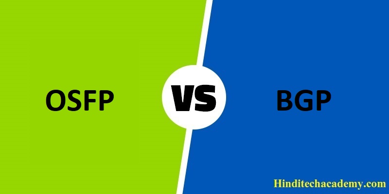 Difference Between OSPF and BGP in Hindi