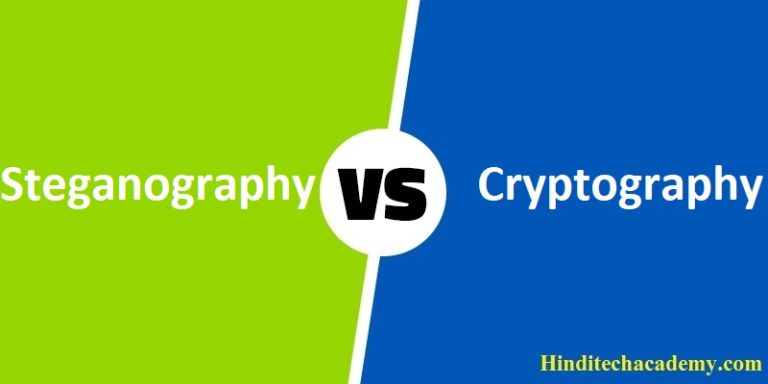 Difference Between Steganography and Cryptography in Hindi