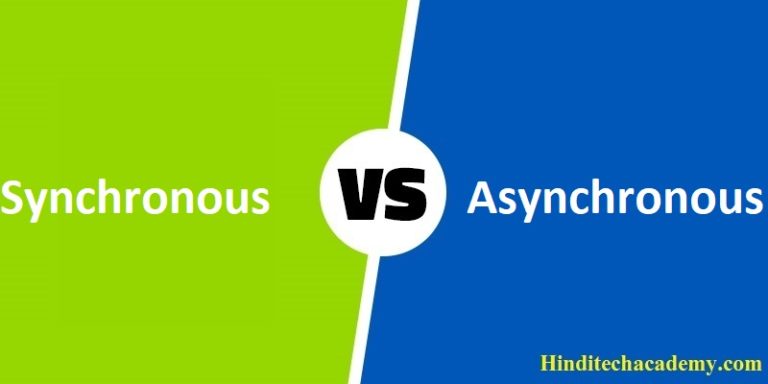 Difference Between Synchronous and Asynchronous Transmission in Hindi