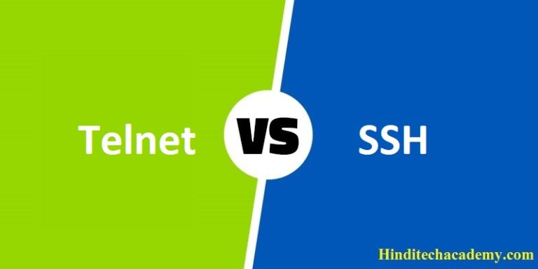 Difference Between Telnet and SSH in Hindi